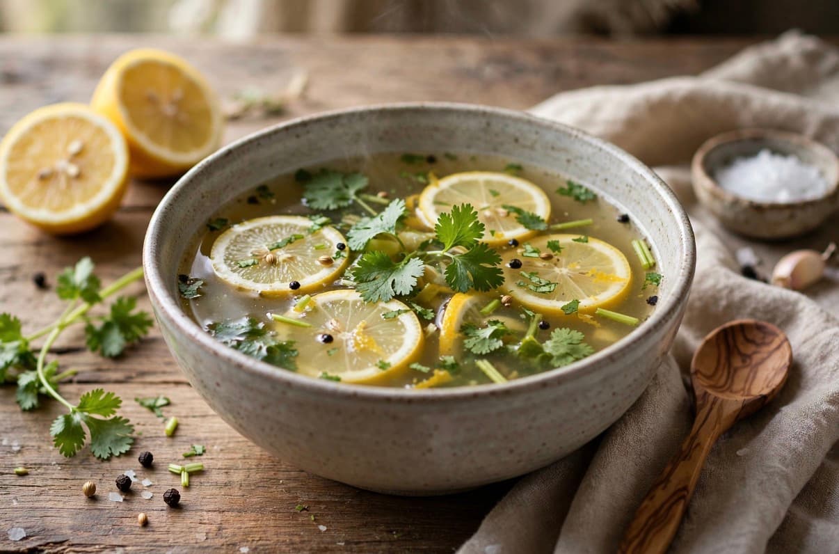 LEMON CORIANDER SOUP