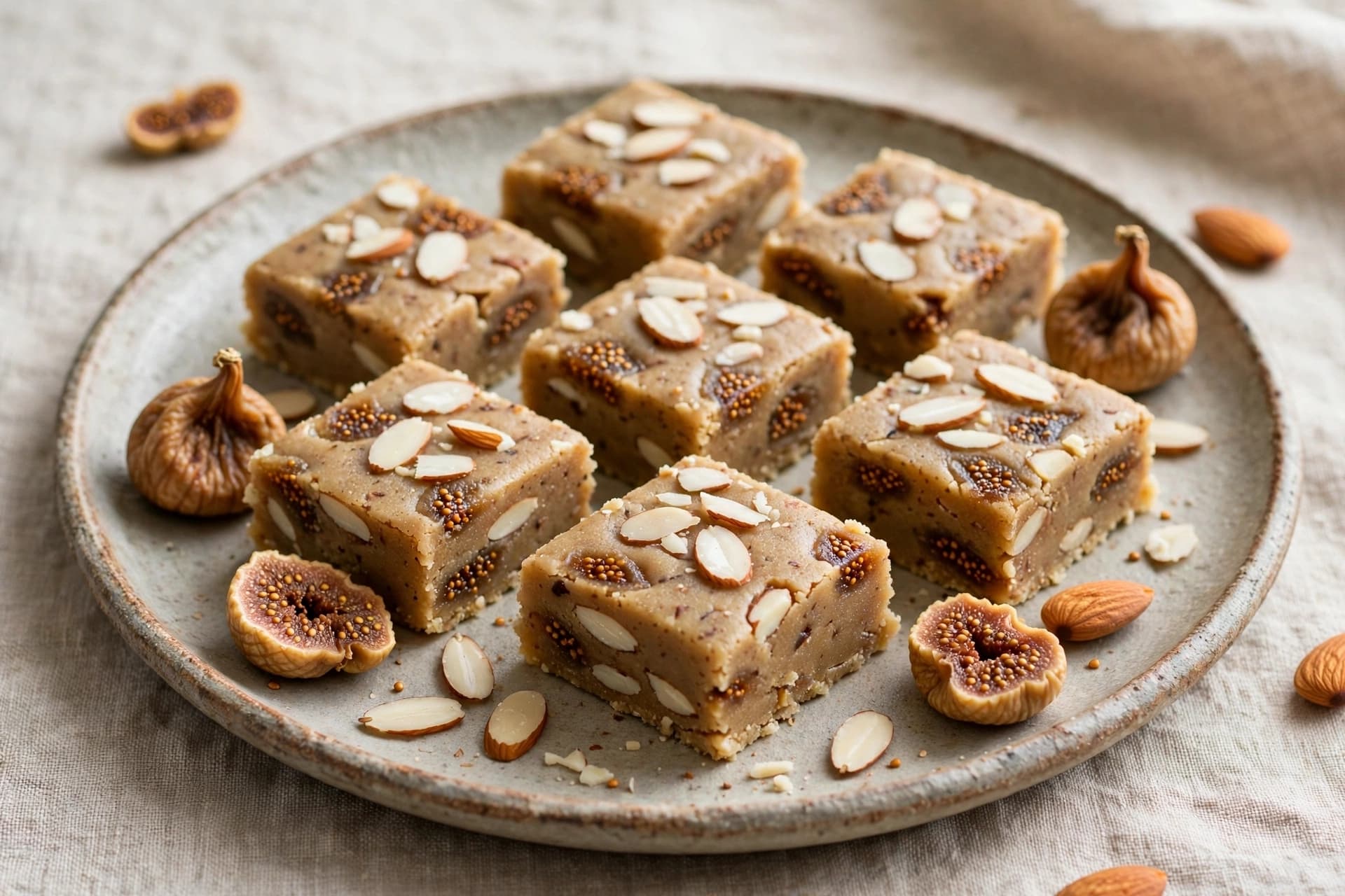 Anjeer & Badam Burfi (Fig)