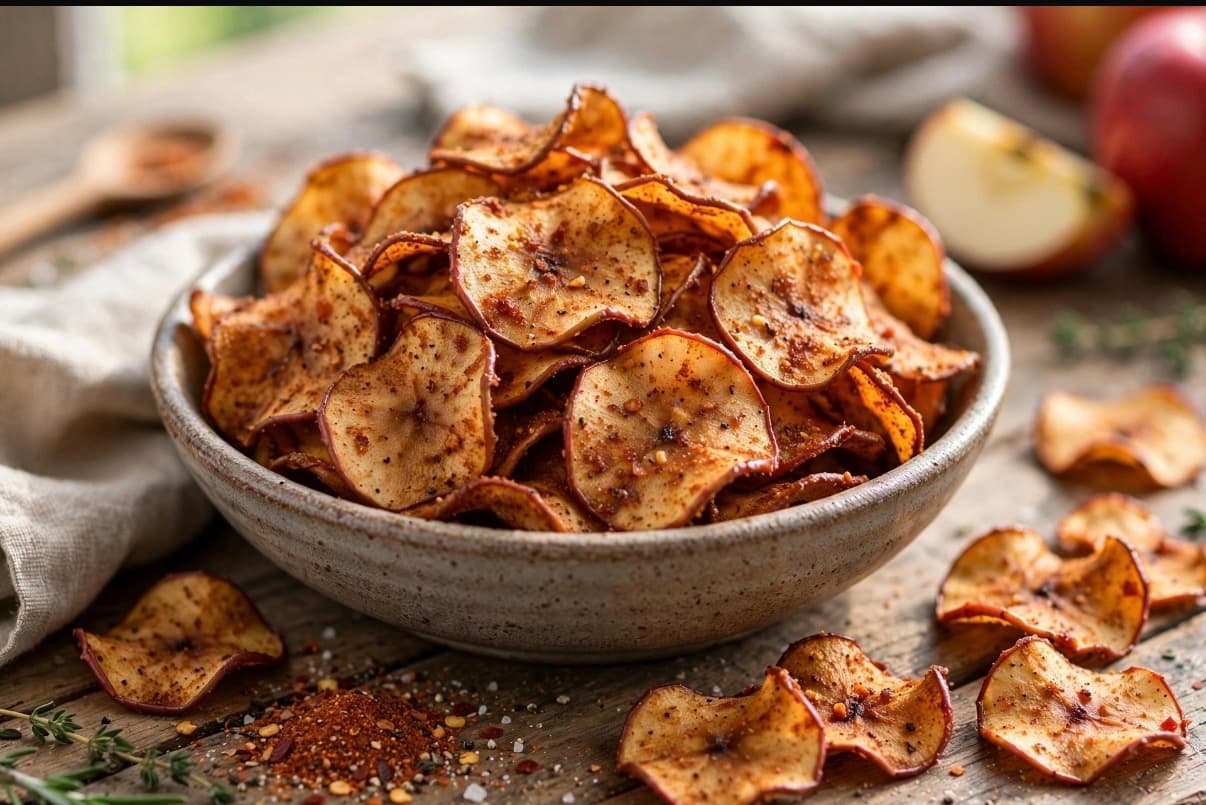 BBQ apple chips