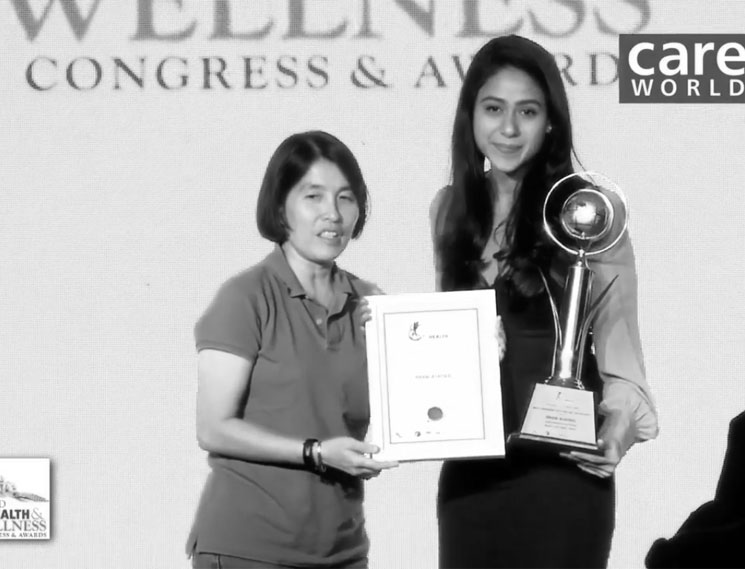 Nmami becomes the Most Promising Dietitian, 2017 (World Health & Wellness Congress & Awards)